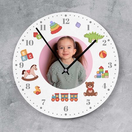 Ceas personalizat cu o poză - Ora de joacă