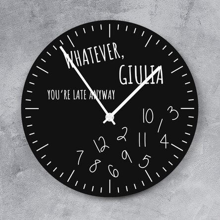 Ceas personalizat cu text - You