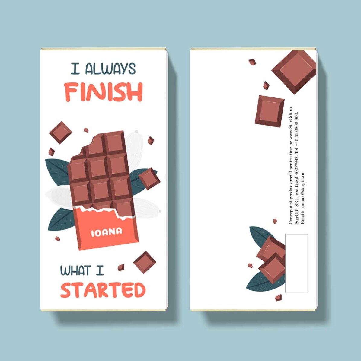 Ciocolată personalizată cu text - Always