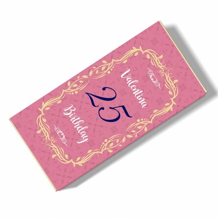 Ciocolată personalizată cu text - Aniversare