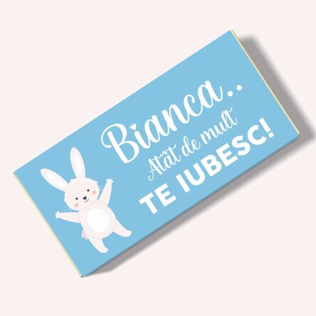 Ciocolată personalizată cu text  - Atât de mult