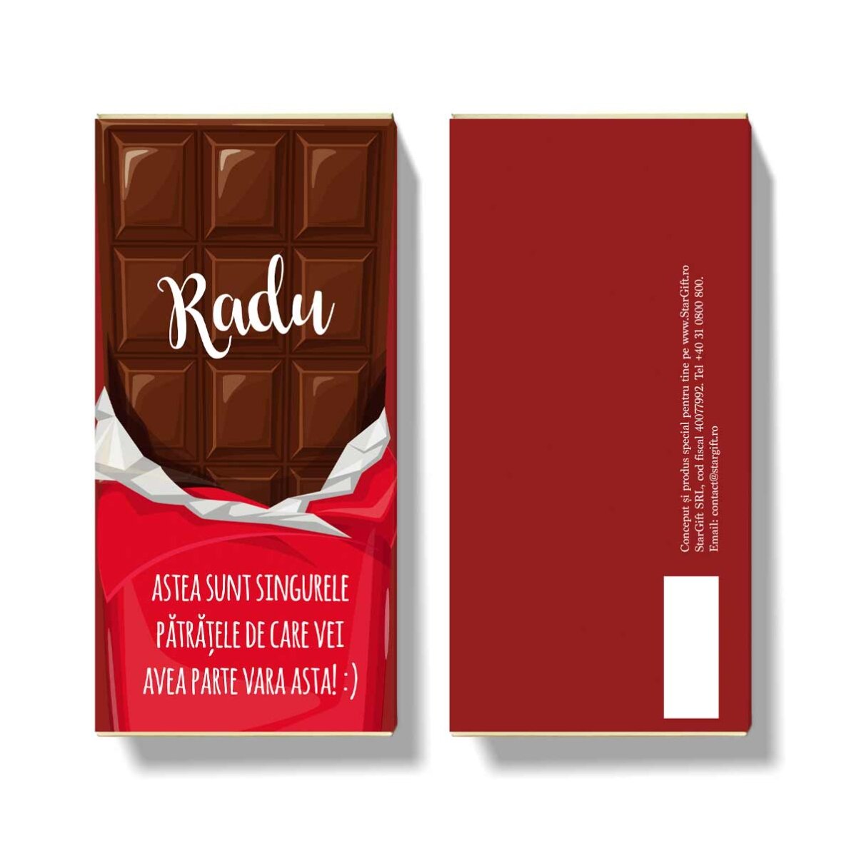 Ciocolată personalizată cu text - Funny