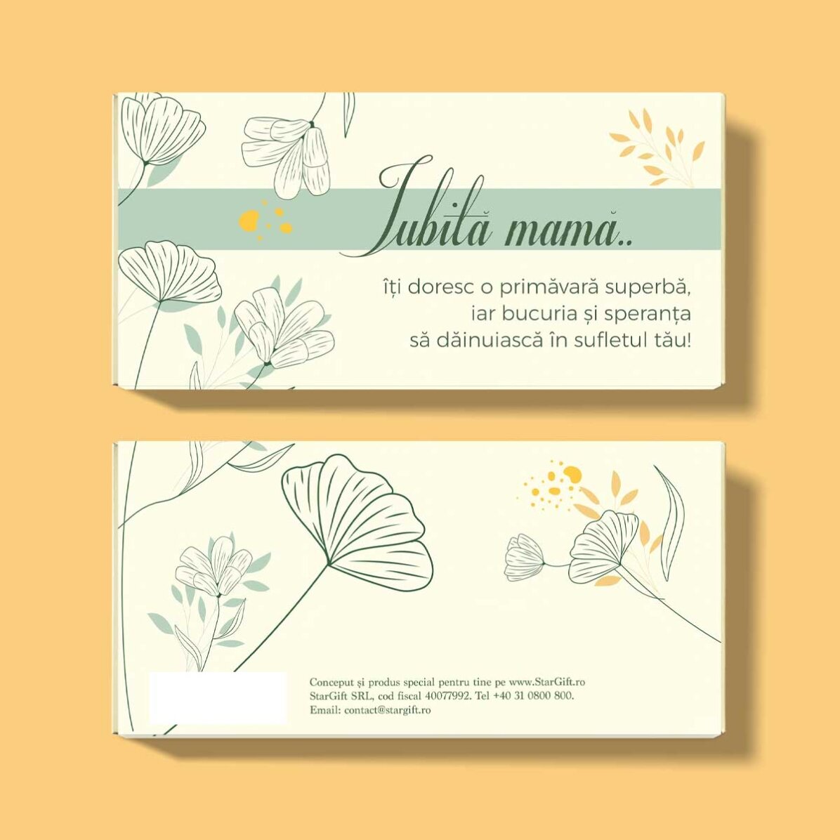 Ciocolată personalizată cu text - Iubită mamă