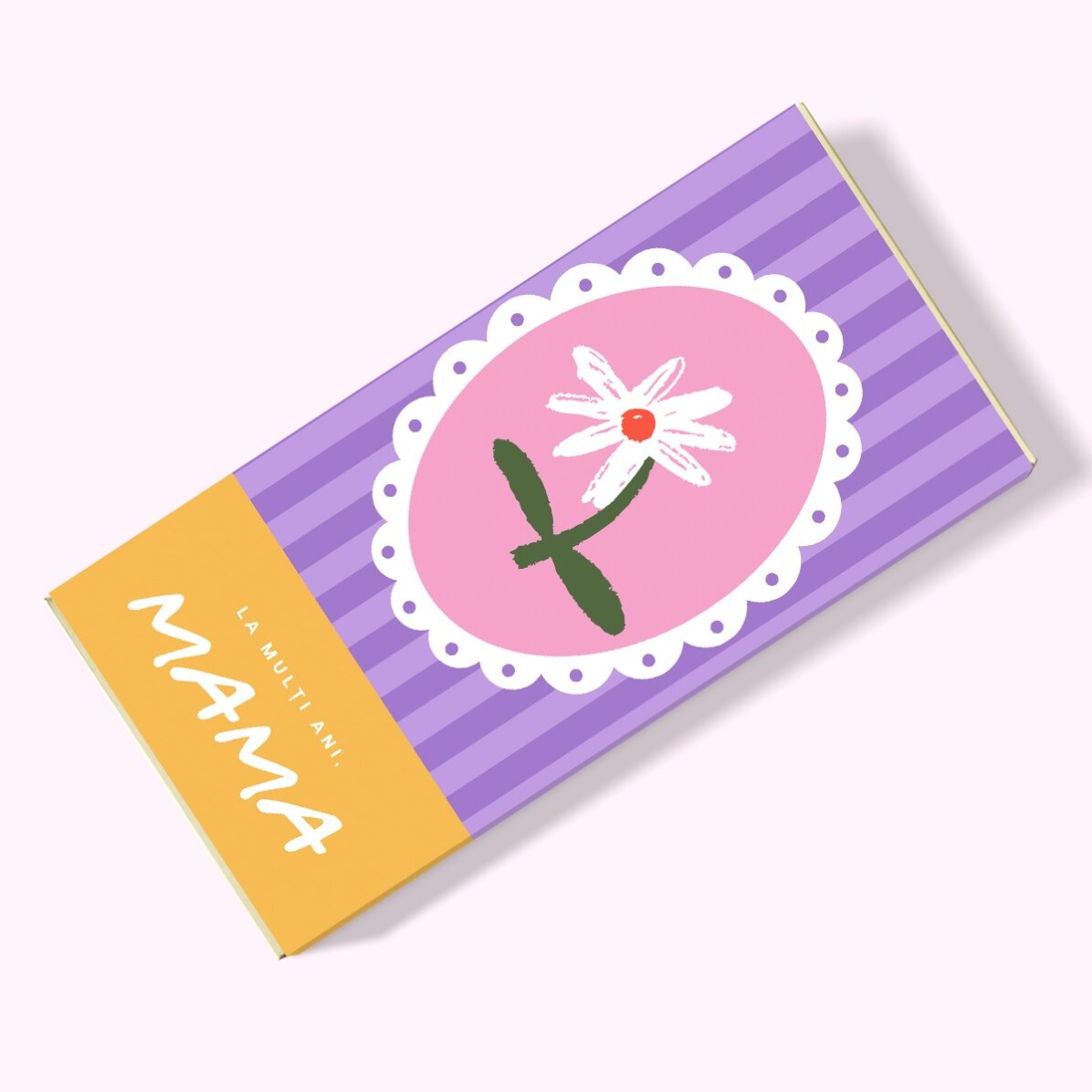 Ciocolată personalizată cu text - Primăvară