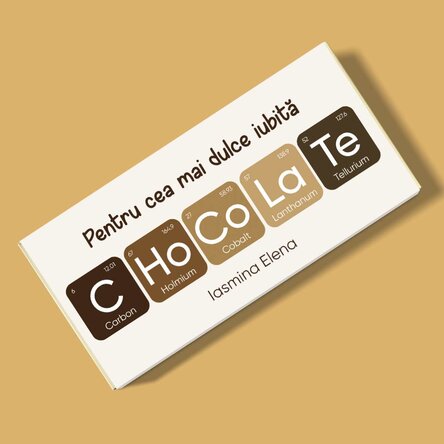 Ciocolată personalizată cu text - Sweet