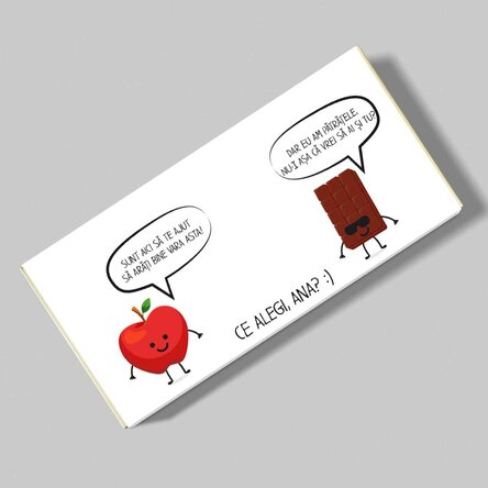 Ciocolată personalizată cu text - Versus