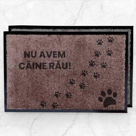 Covoraș intrare de interior personalizat - Câine rău