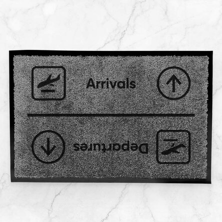 Covoraș intrare de interior personalizat cu mesaj