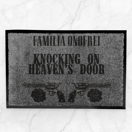 Covoraș intrare de interior personalizat - Knocking on heaven