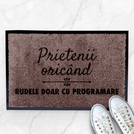 Covoraș intrare de interior personalizat - Prietenii oricând