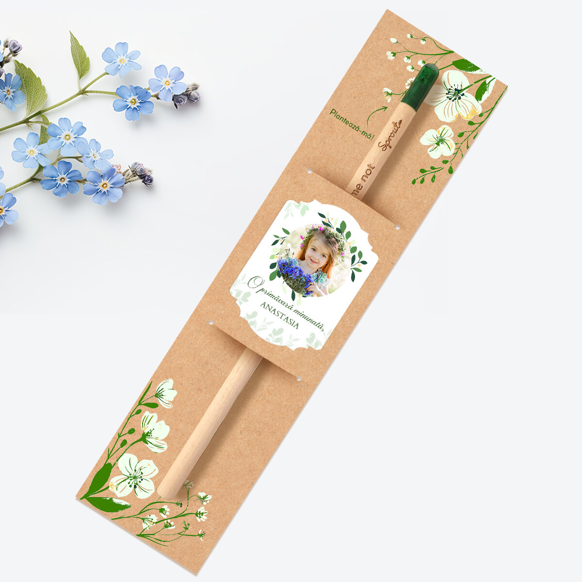 Creioane plantabile personalizate