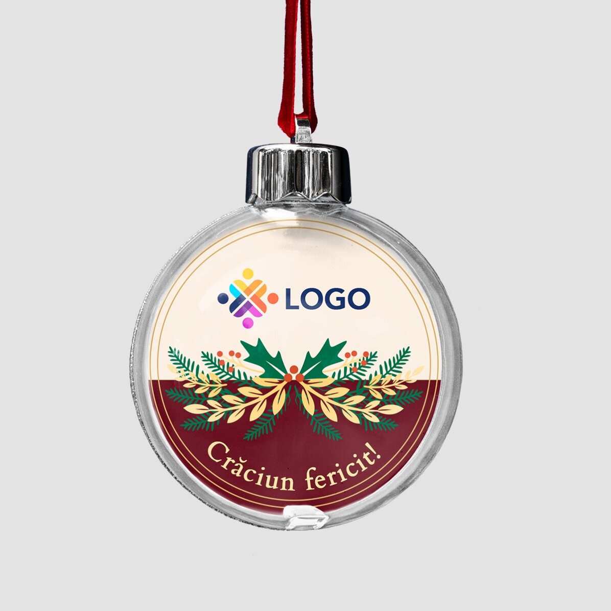 Cutie cadou - Ediție de Crăciun cu produse personalizate cu logo și mesaj