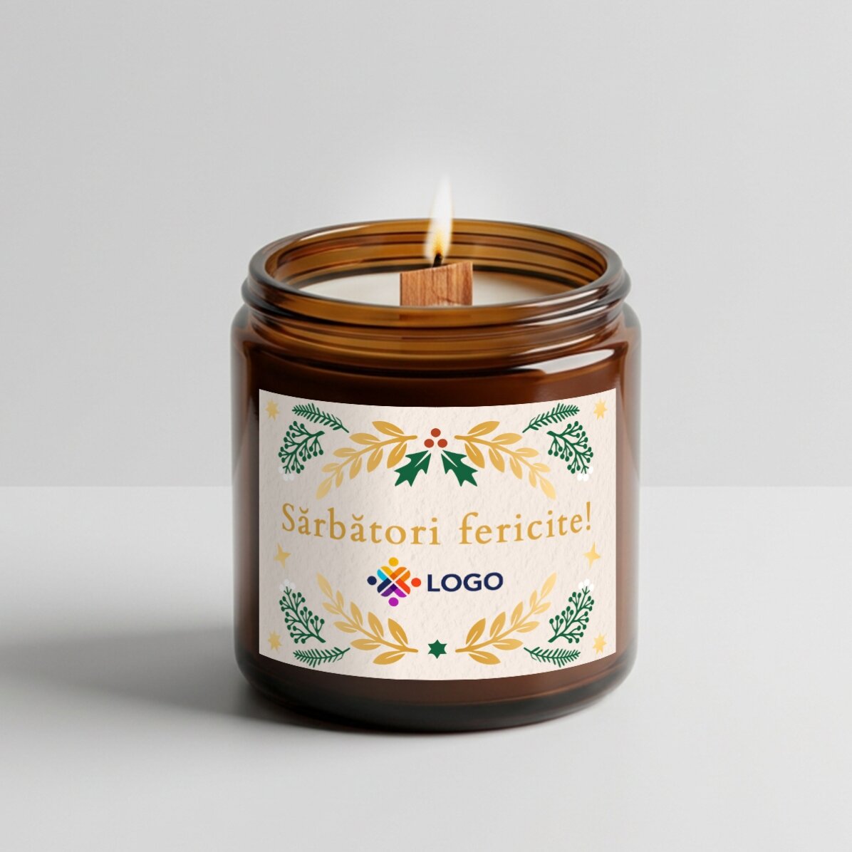 Cutie cadou - Ediție de Crăciun cu produse personalizate cu logo și mesaj