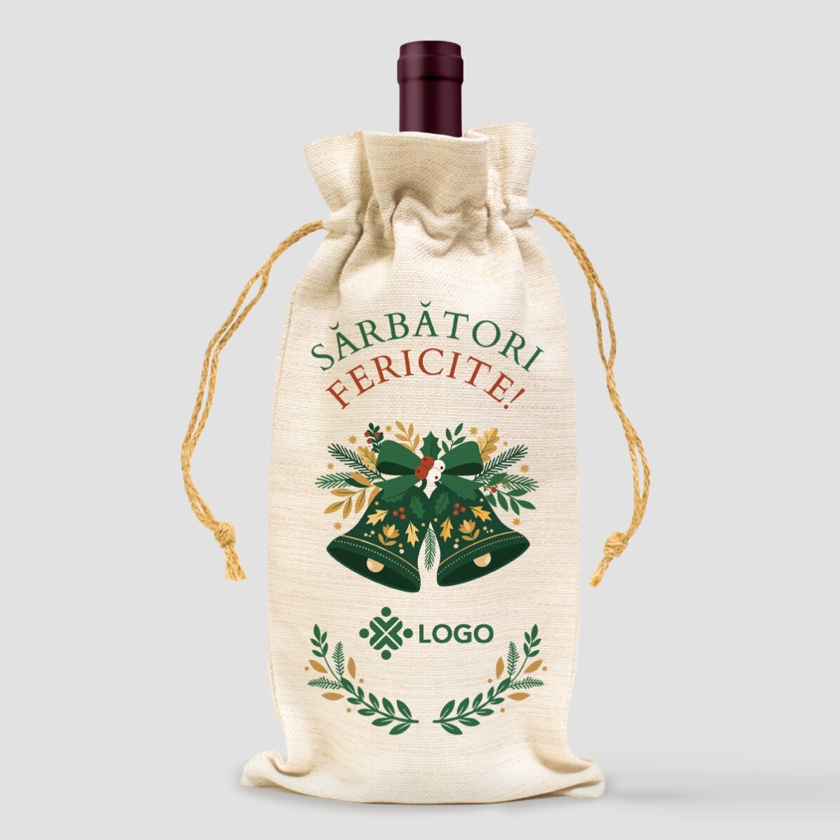 Cutie cadou - Ediție de Crăciun cu produse personalizate cu logo și mesaj