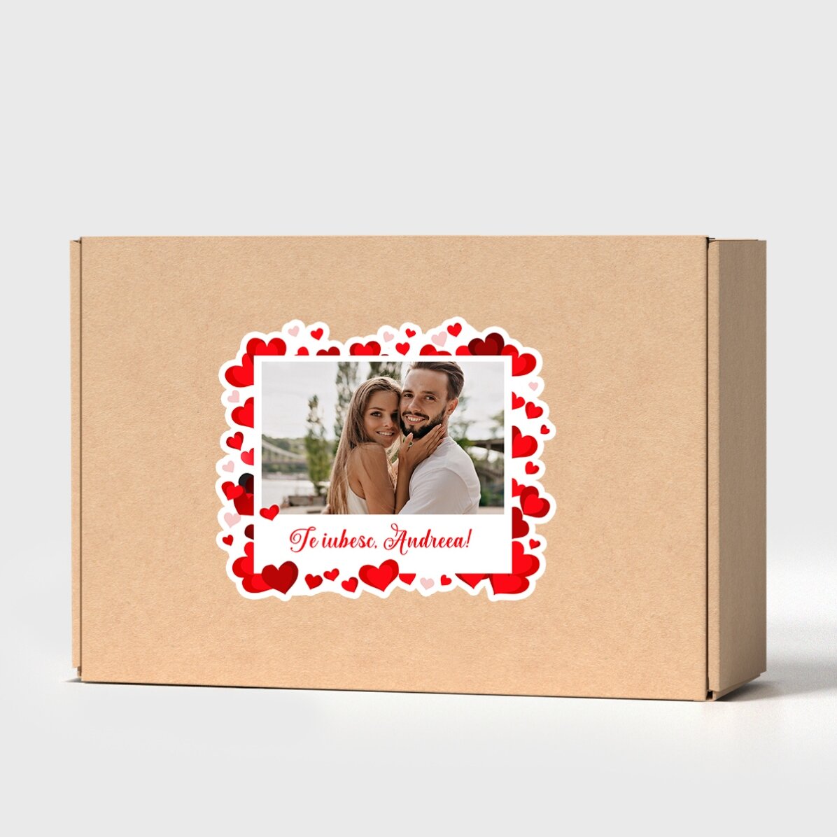 Cutie craft personalizată cu sticker - Love