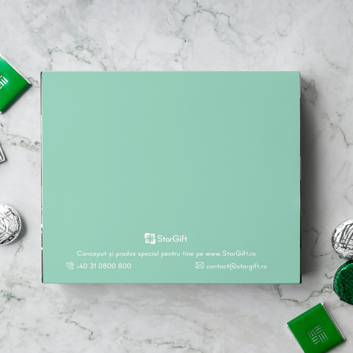 Cutie de bomboane personalizată cu o poză și mesaj - Iepuraș