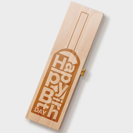 Cutie de vin - Happy Birthday