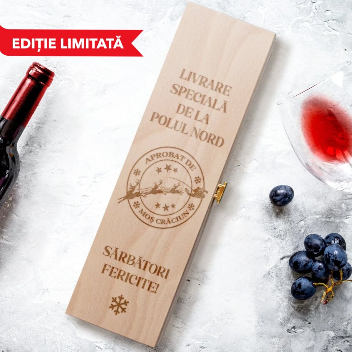 Cutie de vin cadou - Livrare Specială