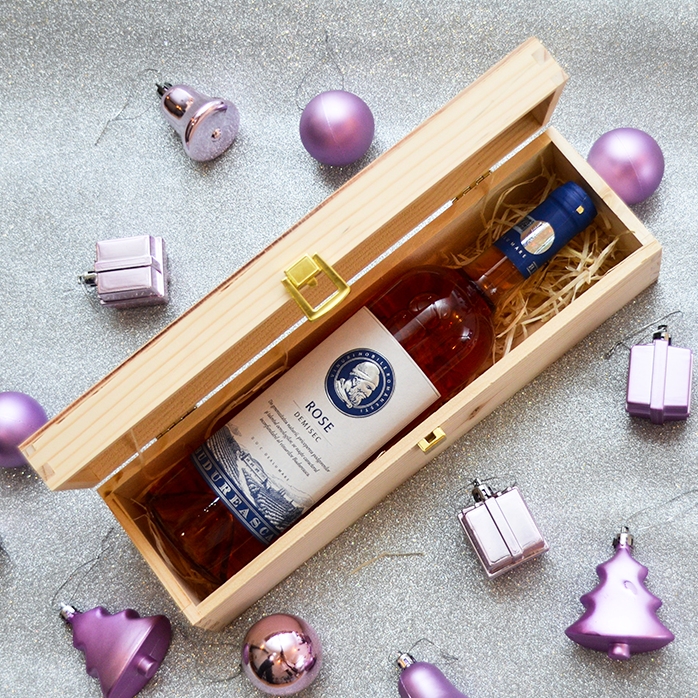 Cutie de vin personalizată - Star Christmas Tree