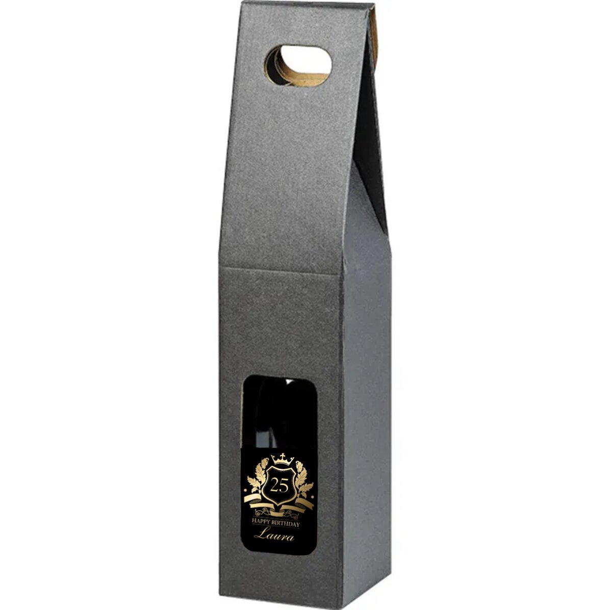 Cutie premium cu mâner pentru vin/bătuturi