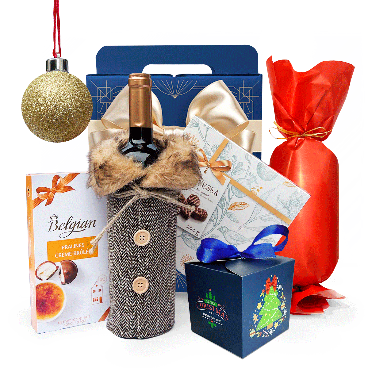 Cutii Cadou cu produse de Crăciun