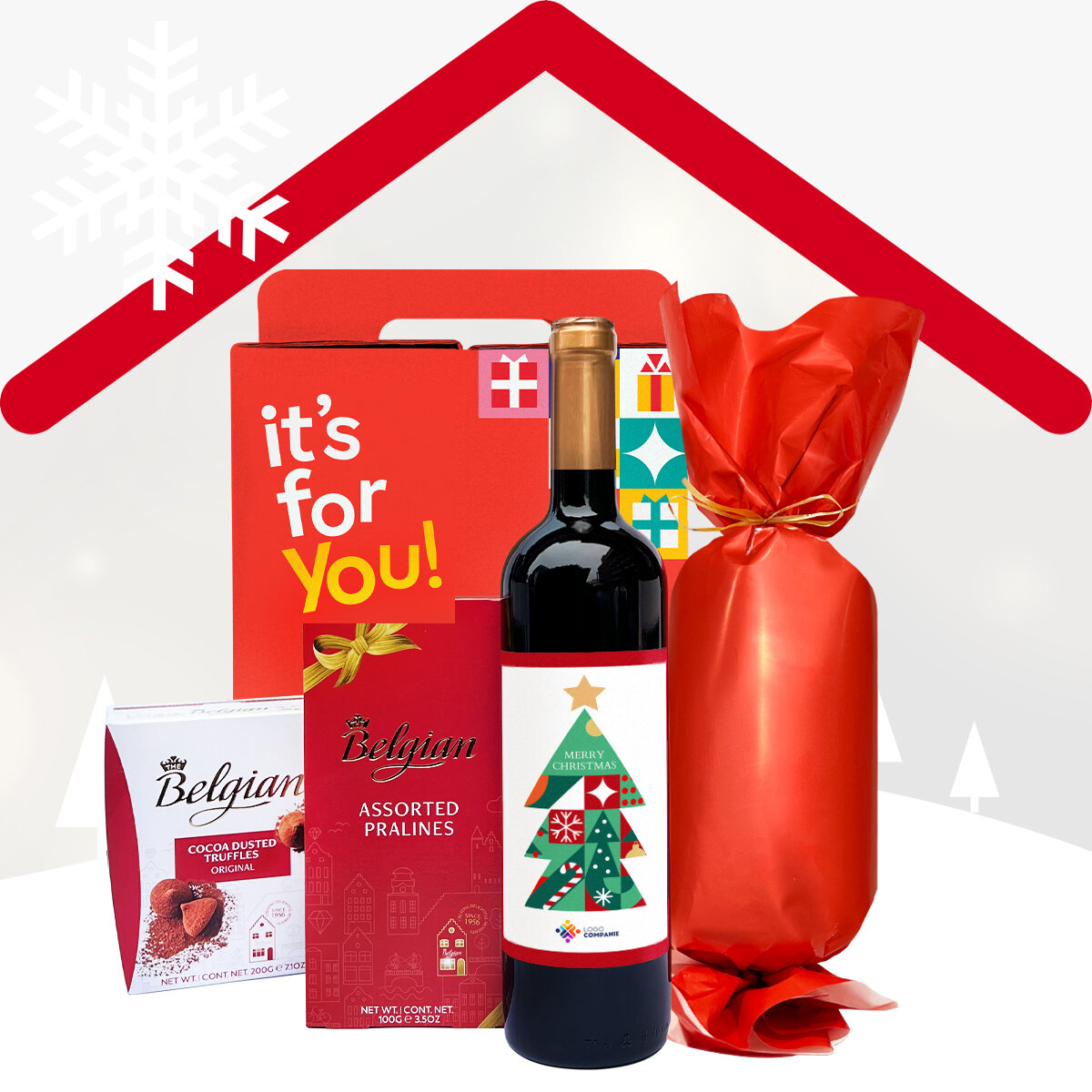 Cutii cadou personalizate cu logo