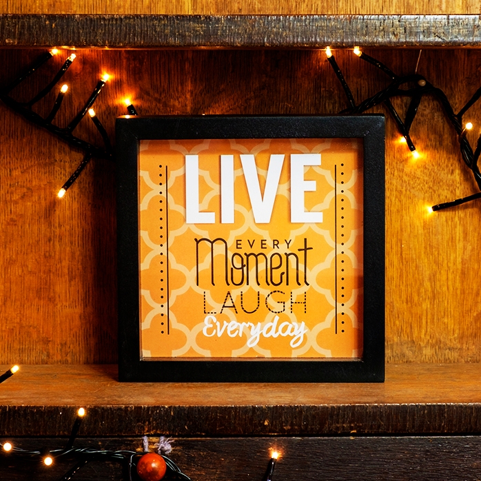 Decorațiune de perete - Live every moment
