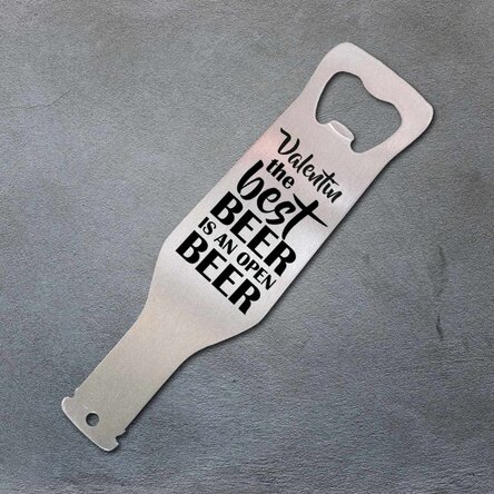 Desfăcător de bere personalizat - Best beer is an open one