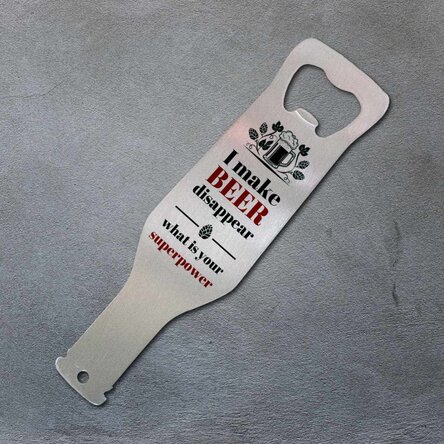 Desfăcător de bere personalizat - Superpower