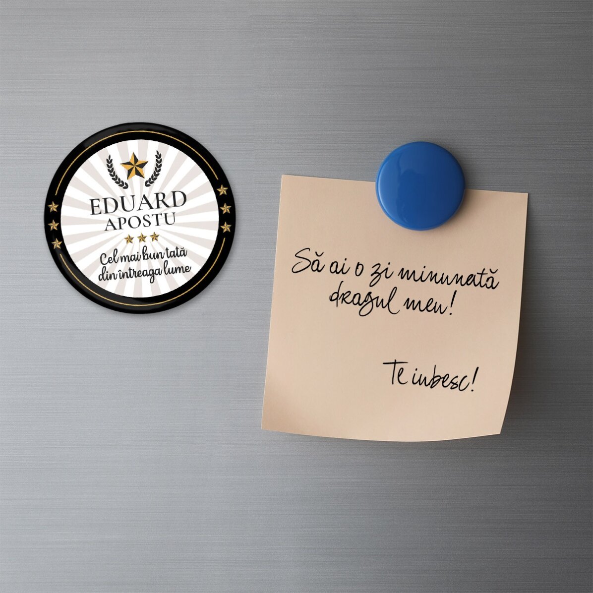 Desfăcător de sticle cu magnet personalizat cu text - Cel mai bun