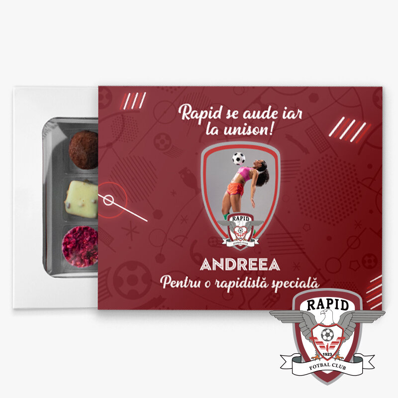 Dulciuri și bomboane personalizate sub licență oficială - FC Rapid 1923