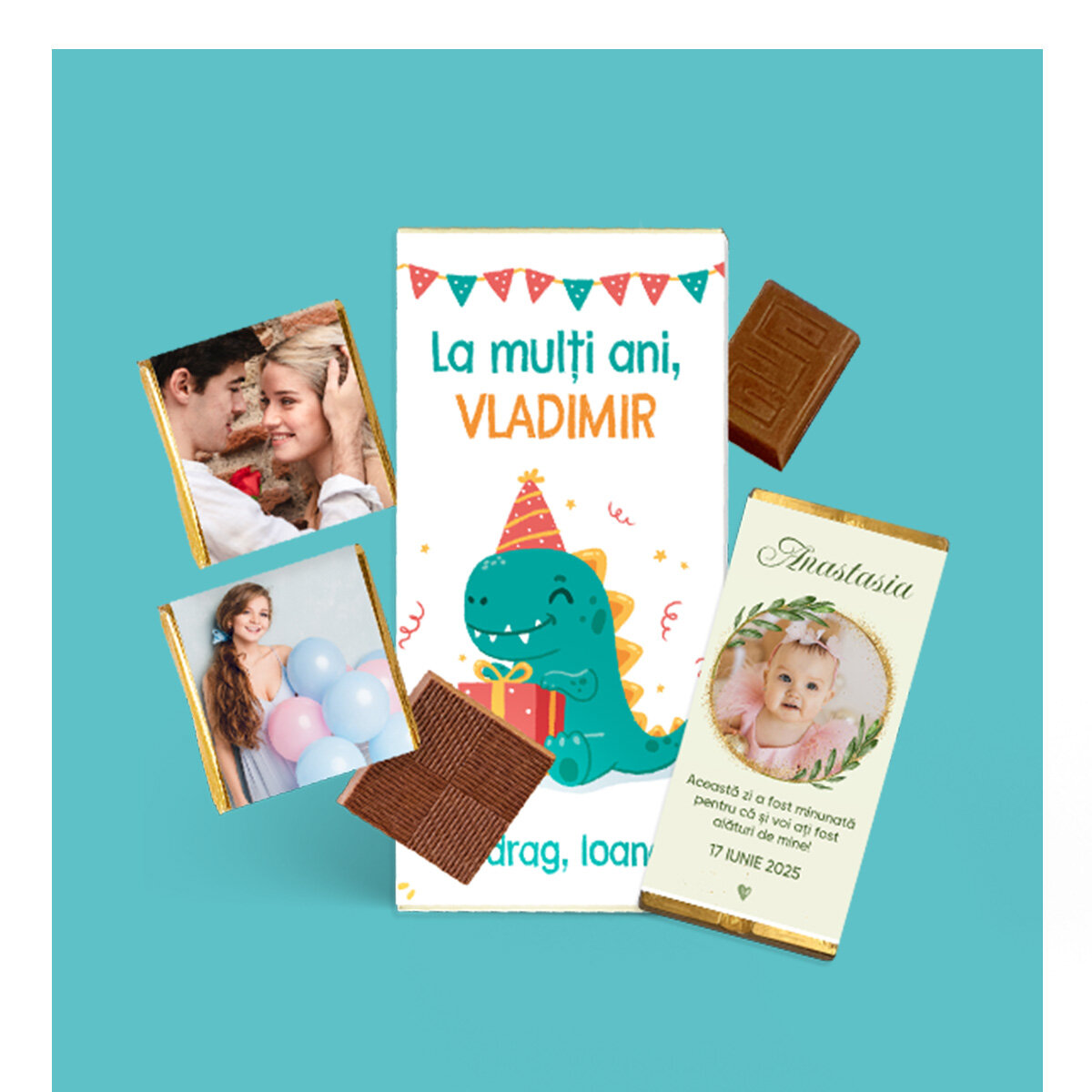 Dulciuri și bomboane personalizate