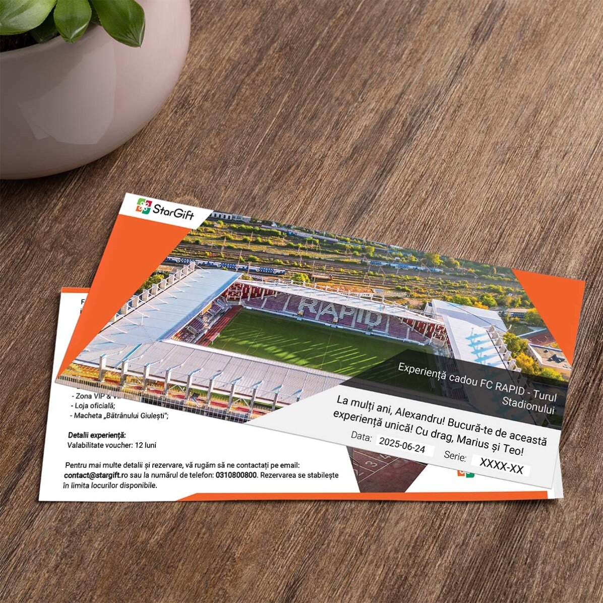 Experiență cadou FC RAPID - Turul Stadionului