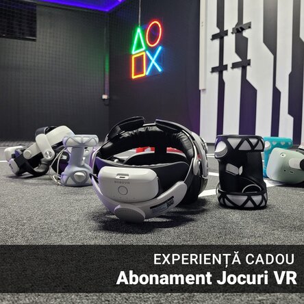 Experiență cadou VR - Abonament Jocuri VR + Bomba