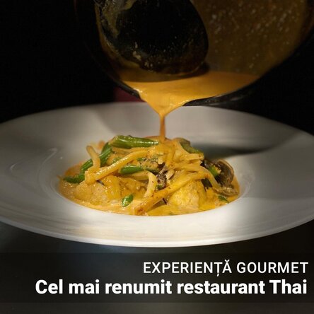 Experiență gourmet cadou la Kunnai  - Cină exclusivistă la cel mai renumit restaurant Thai 