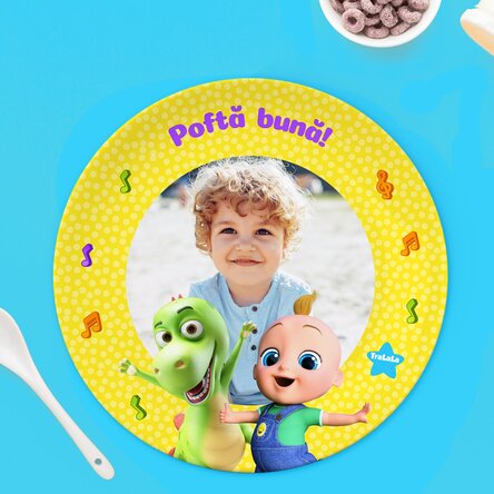 Farfurie personalizată cu poză - TraLaLa
