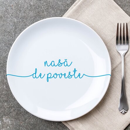 Farfurie personalizată cu text - Sea Sprite