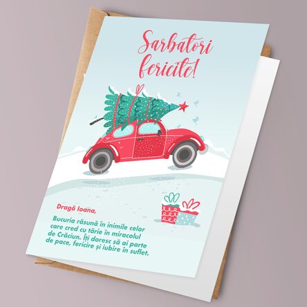 Felicitare personalizată - Christmas preparations