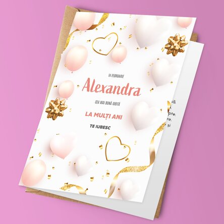 Felicitare personalizată cu text - Anniversary