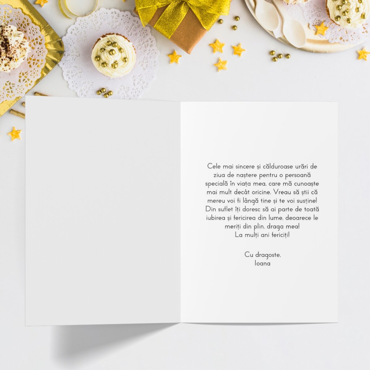 Felicitare personalizată cu text - KEEP CALM and happy birthday