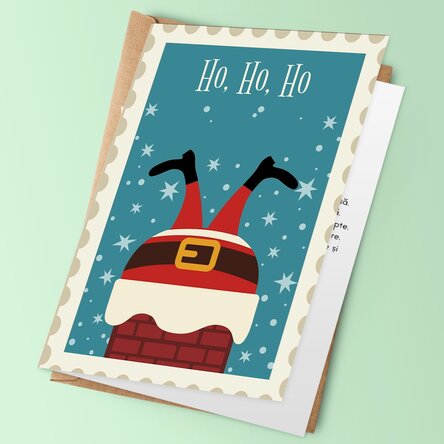 Felicitare personalizată - Ho ho ho!