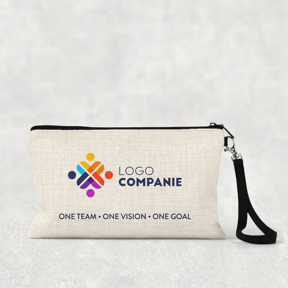 Gentuță pentru accesorii personalizată cu logo și text