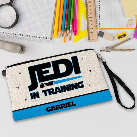 Gentuță pentru accesorii personalizată cu nume - Jedi in training