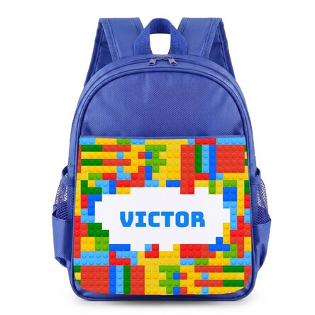Ghiozdan personalizat cu text - Lego