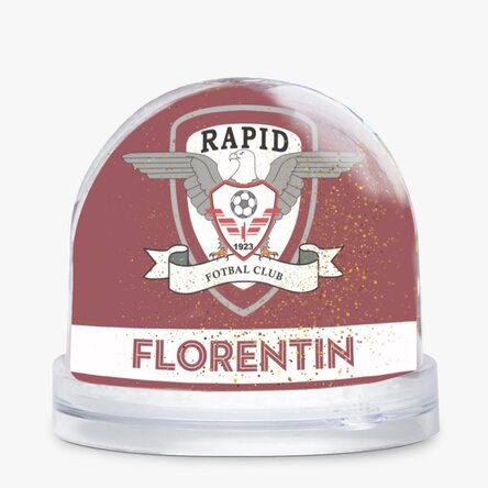 Glob de birou FC Rapid personalizat cu text