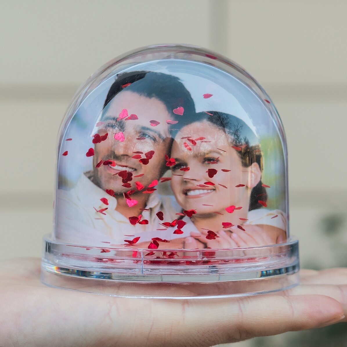 Glob de birou personalizat cu poză și text - Love you so much