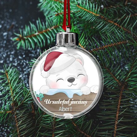 Glob personalizat cu mesaj - Animăluțe de Crăciun