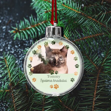 Glob personalizat cu mesaj și o poză - Animăluț