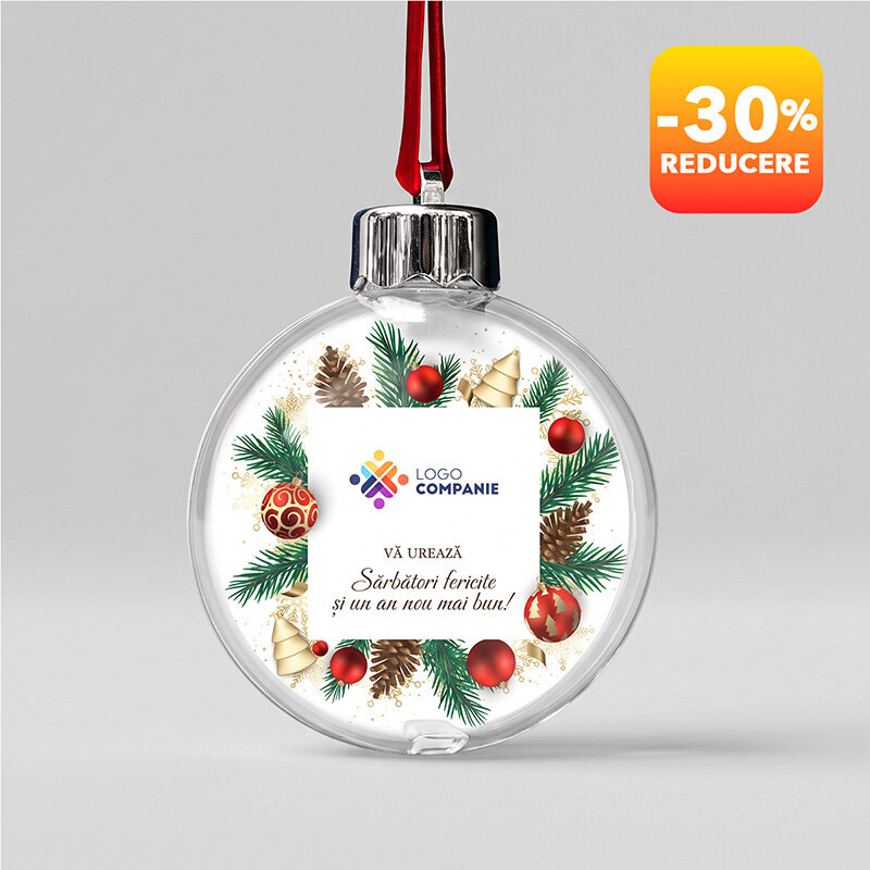 Globuri corporate personalizate de Crăciun