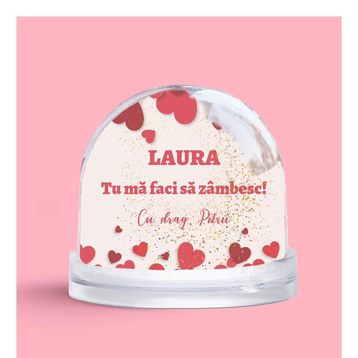 Globuri și rame de birou pentru Dragobete